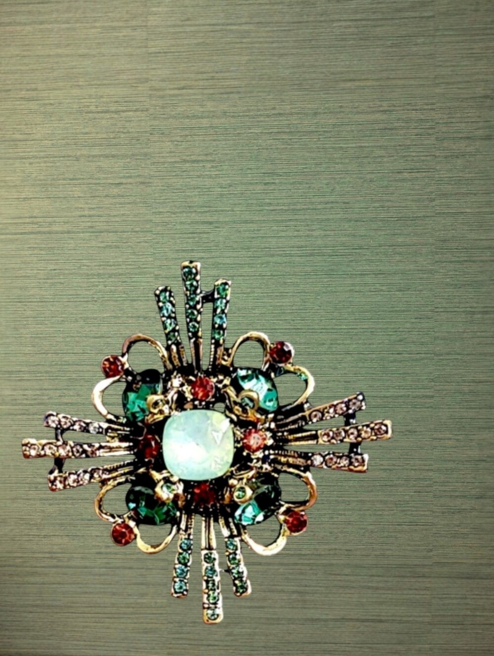 Baroque Style Multicolor Brooch